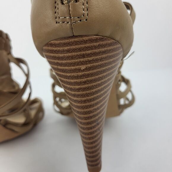 Vince Camuto Alaizah Braided Caged Womens Sandal Beige Size 10 US 42 EU No Box. - Picture 13 of 16